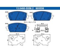 2x ✅Fits ATE 13.0460-5556.2 Brake Pad Set, disc brake ⭐UK Seller⭐