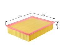 2x ✅Fits BOSCH F 026 400 097 AIR FILTER ⭐UK Seller⭐