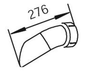 2x ✅Fits DINEX DIN54654 Exhaust pipe DIN54654 Exhaust pipe rear (;EU ⭐UK Seller⭐