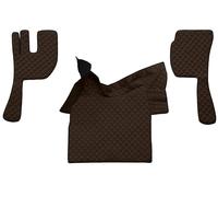 2x ✅Fits F-CORE F-CORE FL02 BROWN Floor mats ECO-leather quilted (3 ⭐UK Seller⭐