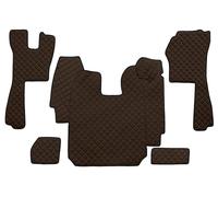 2x ✅Fits F-CORE F-CORE FL03 BROWN Floor mats ECO-leather quilted (5 ⭐UK Seller⭐