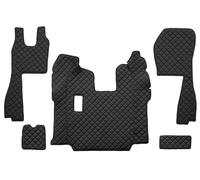 2x ✅Fits F-CORE F-CORE FL05 BLACK Floor mats ECO-leather quilted (5 ⭐UK Seller⭐