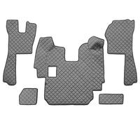2x ✅Fits F-CORE F-CORE FL11 GRAY Floor mats ECO-leather quilted (5 p ⭐UK Seller⭐