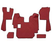 2x ✅Fits F-CORE F-CORE FL11 RED Floor mats ECO-leather quilted (5 pc ⭐UK Seller⭐