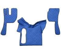 2x ✅Fits F-CORE F-CORE FL13 BLUE Floor mats ECO-leather quilted (3 p ⭐UK Seller⭐