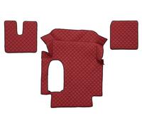2x ✅Fits F-CORE F-CORE FL21 RED Floor mats ECO-leather quilted (3 pc ⭐UK Seller⭐