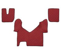 2x ✅Fits F-CORE F-CORE FL27 RED Floor mats ECO-leather quilted (3 pc ⭐UK Seller⭐