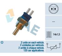 2x ✅Fits FAE FAE32580 Sensor, coolant temperature 32580 Coolant temp ⭐UK Seller⭐