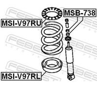 2x ✅Fits FEBEST MSB-738 REAR SHOCK ABSORBER BUSHING ⭐UK Seller⭐