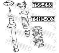 2x ✅Fits FEBEST TSHB-003 FRONT SHOCK ABSORBER COVER TOYOTA CROWN GRS ⭐UK Seller⭐