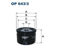 2x ✅Fits FILTRON OP 643/3 OIL FILTER 1397 CC, 1647 CC ALFA ROMEO, CI ⭐UK Seller⭐