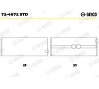 2x ✅Fits GLYCO 72-4072 STD Crankshaft Bearing 72-4072 STD Crankshaft ⭐UK Seller⭐