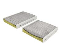 MANN-FILTER FP 21 000-2 Cabin Air Filter - FreciousPlus Biofunctional Pollen Filter - (set of 2) for Cars + Transporters