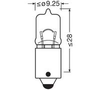 2x ✅Fits OSRAM 64132 HALOGEN BULB 12V 6W SMALL BA9S/AP ⭐UK Seller⭐