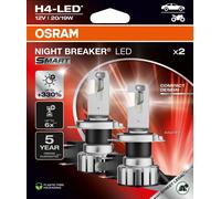 2x ✅Fits OSRAM OSR64193DWNBSM-2HB LED light bulb H4 NIGHT BREAKER LE ⭐UK Seller⭐