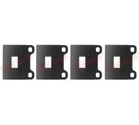 2x ✅Fits QUICK BRAKE QBW1214 Anti-Squeal Foil, brake pad (back plate ⭐UK Seller⭐