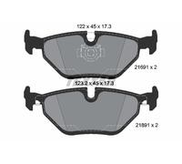 Textar Rear Brake Pads fits BMW 5 Series Alpina B10 2169103
