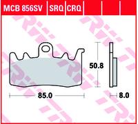 Motorcycle Brake Pads Set Front MCB856SV TRW Sinter Street Genuine Top Quality