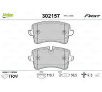 2x ✅Fits VALEO 302157 BRAKE PADS FIRST ⭐UK Seller⭐