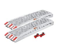 2x folding loading ramp scooter ramp ATV Quad portable aluminium 223cm 680kg (89x12 inches 1500lbs)