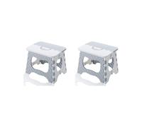 2X Folding Step Stool - Portable, Small Size for Easy Storage, Easy for Adults to Use in the Bathroom, Garden, Kitchen