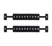 2x Foosball Counter Scoring Units Game Scoreboard Standard Foosball Black