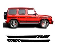 2x, For Benz G63 W463 AMG 2012 On Car Side Skirt Stripe Sticker Decals Car universal Decals