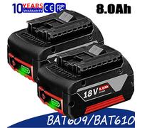 2X For Bosch 18V 8.0Ah Lithium-Ion Battery Professional GBA BAT609 BAT620 BAT618