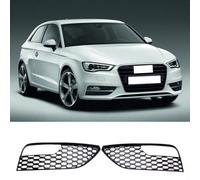 2X For Front Fog Light Lamp Bumper Grille Cover Black Honeycomb