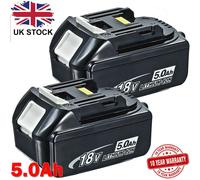 2X For Makita BL1850B BL1860B 18V 5.0Ah Li-Ion LXT Makstar Battery BL1860 BL1830
