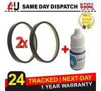 2X FOR PEUGROT 307 ABS MAGNETIC RING (REAR DISCS ONLY) + RETAINER