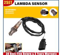 2x For Seat Ibiza Skoda Fabia VW Polo Fox 1.2 Front Pre Cat Lambda Oxygen Sensor
