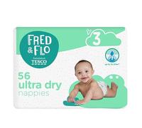 2X Fred & Flo Size 3 Nappies 56 Pack