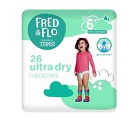 2X Fred & Flo Size 6+ Nappies 26 Pack