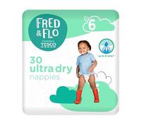 2X Fred & Flo Size 6 Nappies 30 Pack