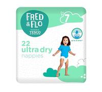 2X Fred & Flo Size 7 Nappies 22 Pack