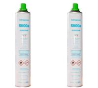 2x Fridge Freezer Compressor Refrigerant Isobutane Gas Canister Cylinder For Neveda 420g R600A (Pack Of 2)