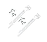 2X Fridge & Freezer Door Mounting Bracket Fixing Slide Kit - Compatible With Aeg Electrolux - 4055372405 & 2230349017 & 2230349041 & 4055372405 & 50217888002 & 50225931000