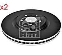 2X Front Brake Disc Fits INFINITI Fx Q60 Qx70 30d AWD NISSAN 370 Z 40206JL00B