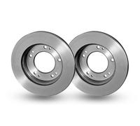 2x Front Brake Disc Fits Kia Besta Van Sportage SUV Van HELLA 8DD 355 107-381