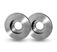 2x Front Brake Disc Fits Kia Sedona MK2 Ø 300 mm HELLA 8DD 355 114-341