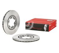 Brembo 2x Brake Discs Pair Vented fits MAZDA E2200 SR2 2.2D Front 85 to 03 256mm