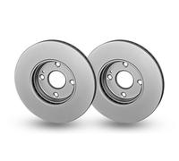 2x Front Brake Disc Fits Mazda MX-5 4 RF Targa 2 Hatchback HELLA 8DD 355 131-821