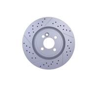 2x Front Brake Disc Fits Mini Mini Convertible Roadster HELLA 8DD 355 123-471