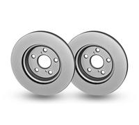 2x Front Brake Disc Fits Toyota Yaris Ø 260 mm HELLA 8DD 355 135-141