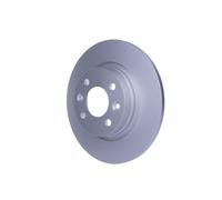 2x Front Brake Disc Solid Fits Dacia Logan 2 MCV 2 Sandero 2 Ø 259 mm HELLA