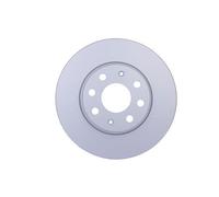 2x Front Brake Disc Solid Fits Fiat Punto Grande Punto Opel Corsa D HELLA