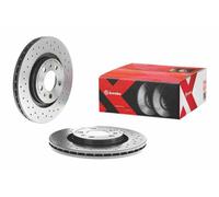 Brembo Brake Disc Xtra – Drilled Front, 1pc, Left/Right, Outer Diameter 280