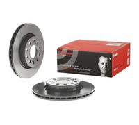 Brake Disc x2 Front Fits Audi A3 Sportback Convertible Seat - Brembo 09.9167.11