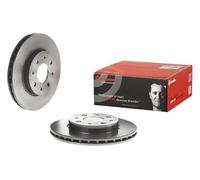 Brembo Brake Disc Pair 09.8616.11 Vented Front - Fits FIAT PANDA Van 169 1.2 (2004-on)